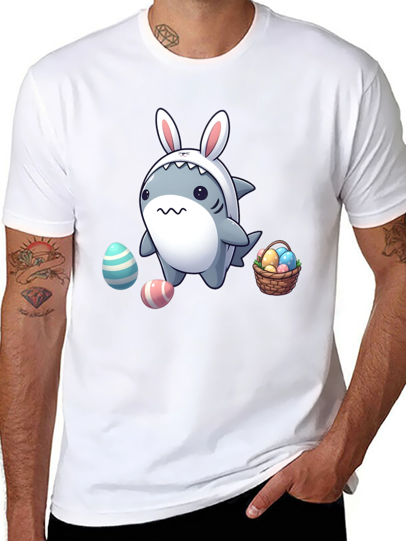 Easter Shark Bunny T-Shirt
