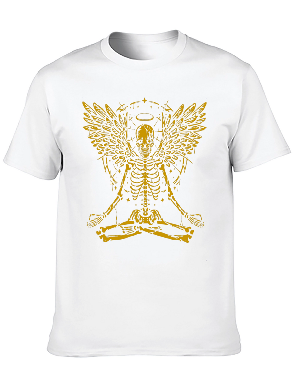 Skeleton Angel Graphic Tee - Black