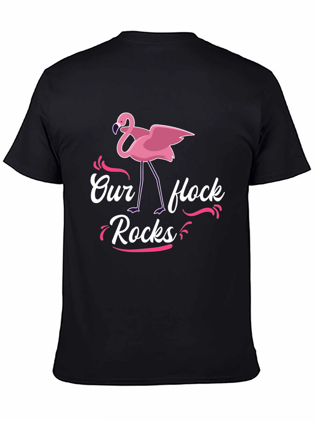 Our Flock Rocks Flamingo T-Shirt