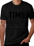 Time Dont Let it Slip Away Black T-Shirt