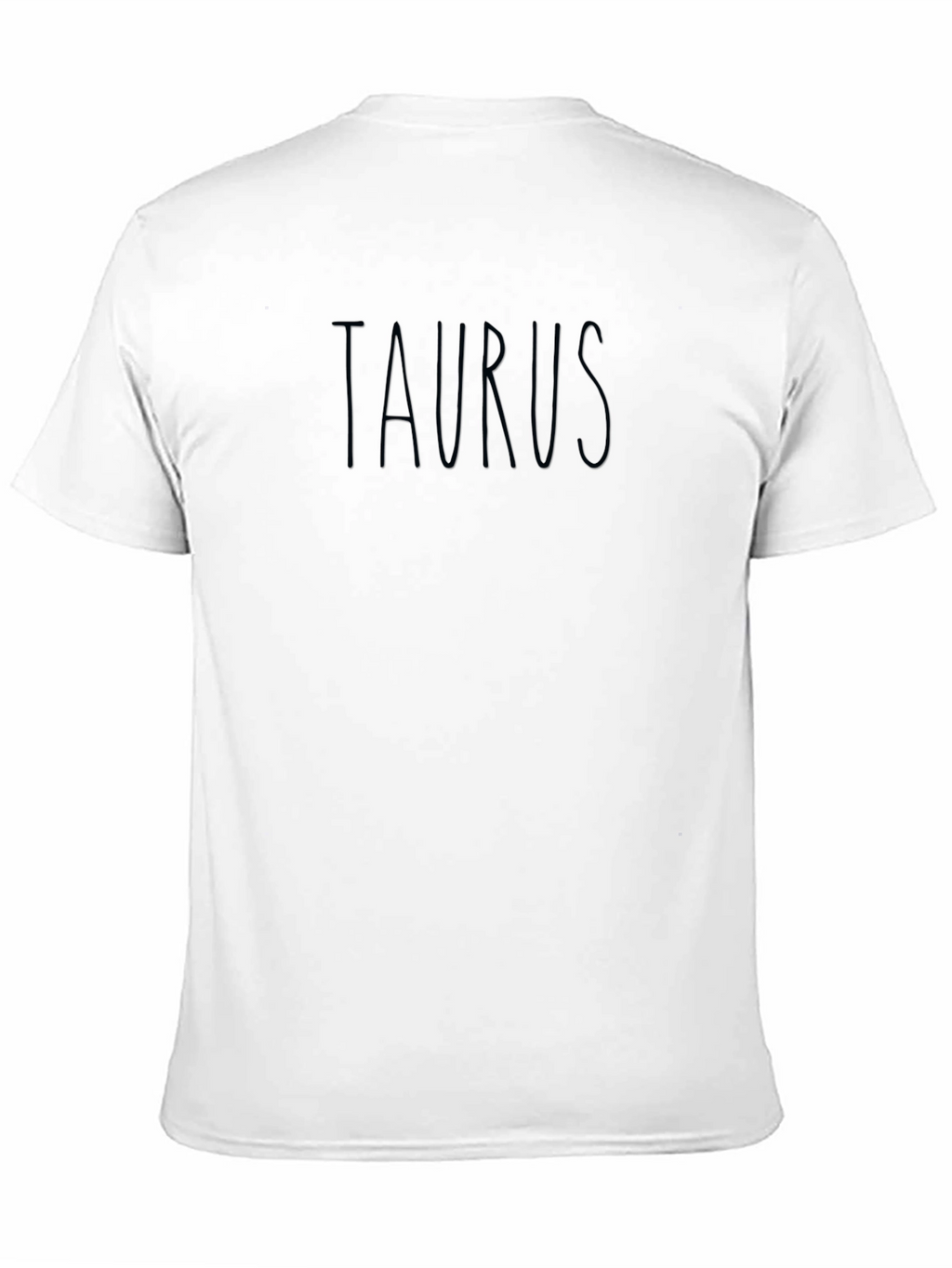 Taurus Zodiac Sign Black Graphic T-Shirt