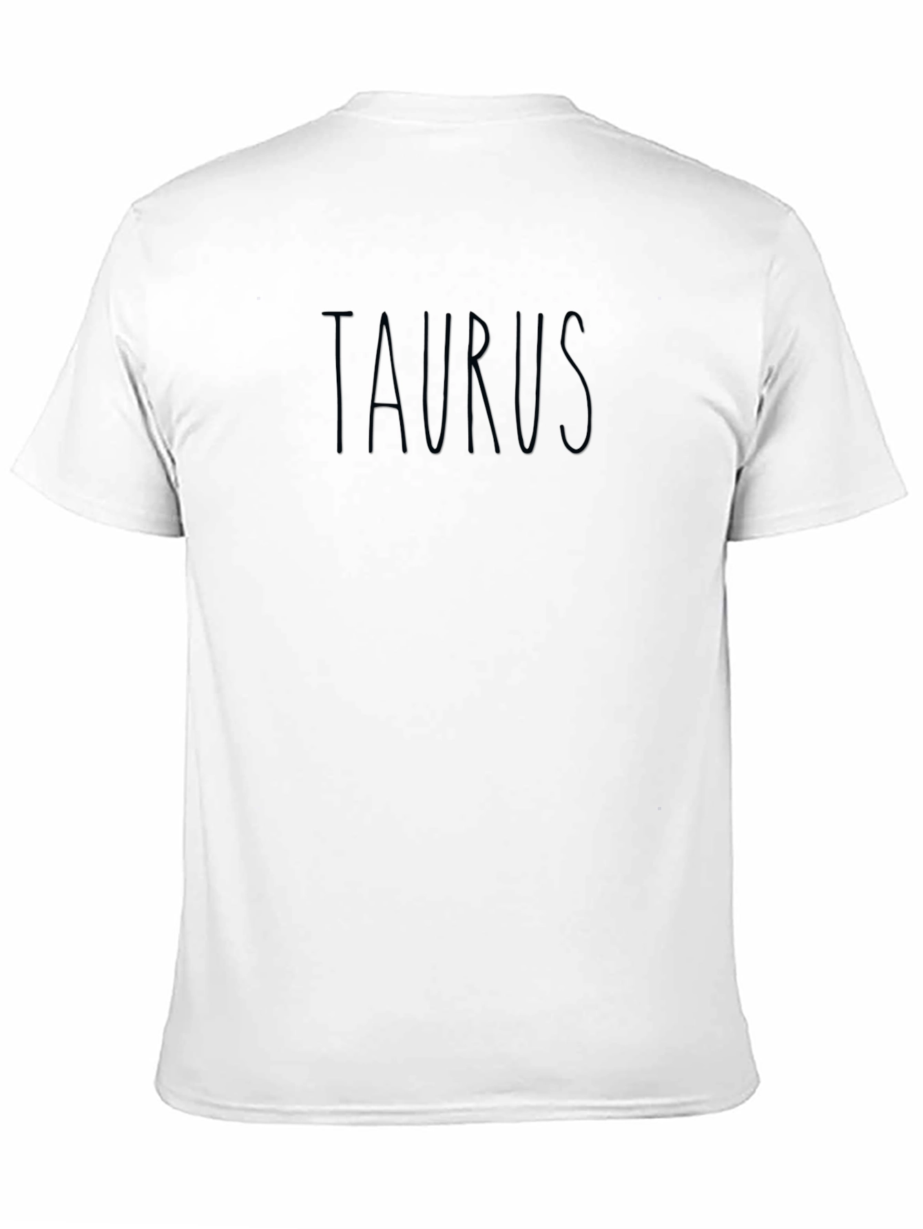 Taurus Zodiac Sign Black Graphic T-Shirt
