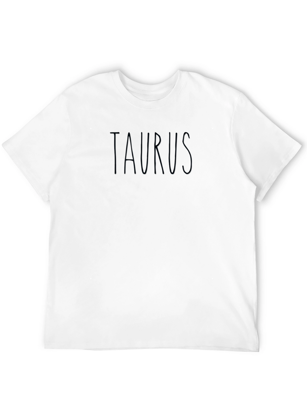 Taurus Zodiac Sign Black Graphic T-Shirt