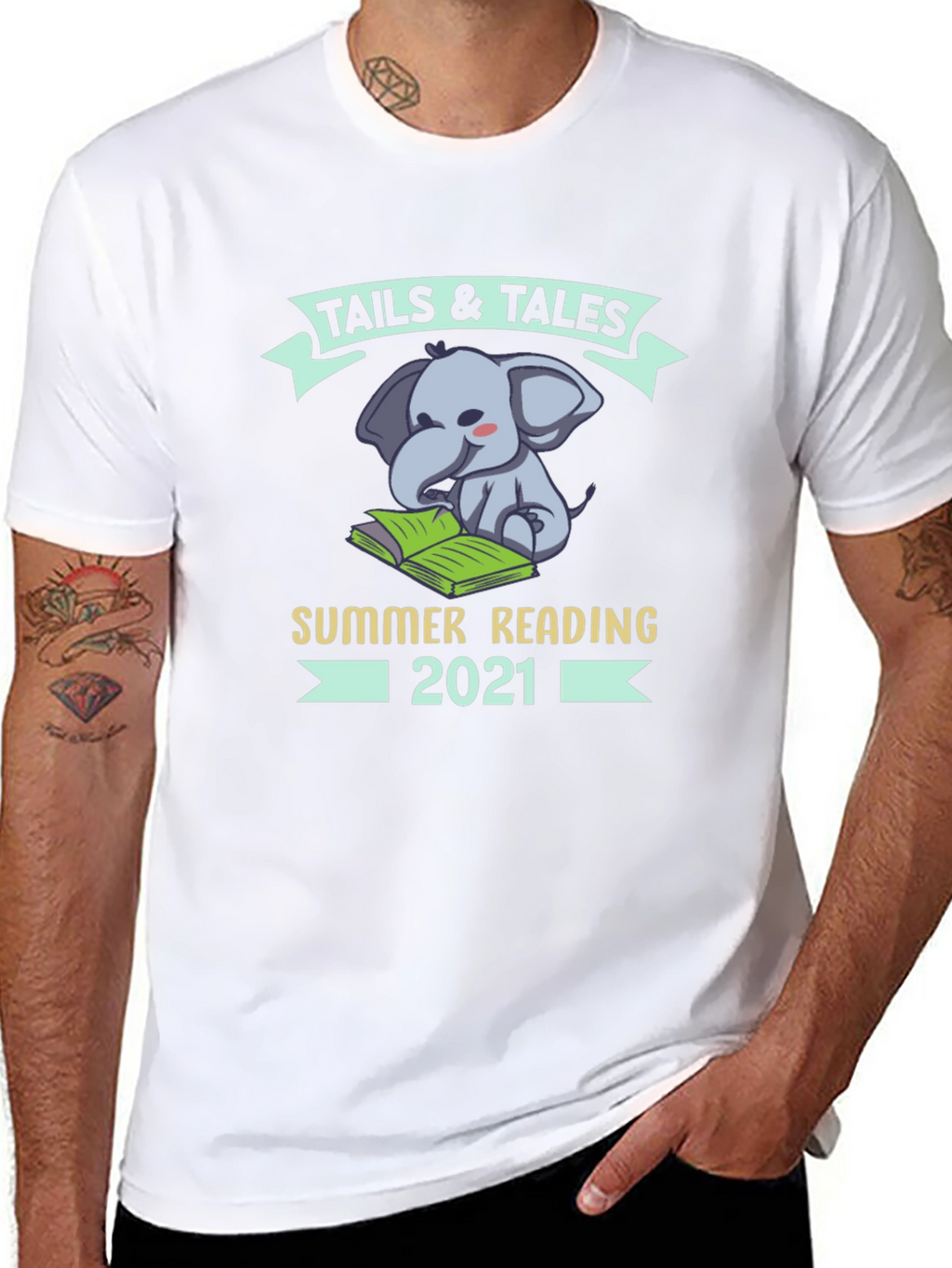 Tails & Tales Summer Reading 2021 Graphic Tee