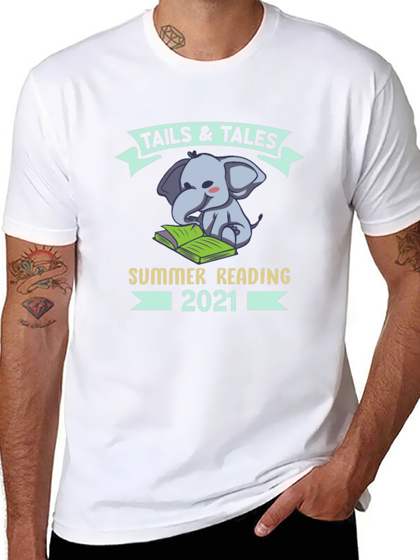 Tails & Tales Summer Reading 2021 Graphic Tee