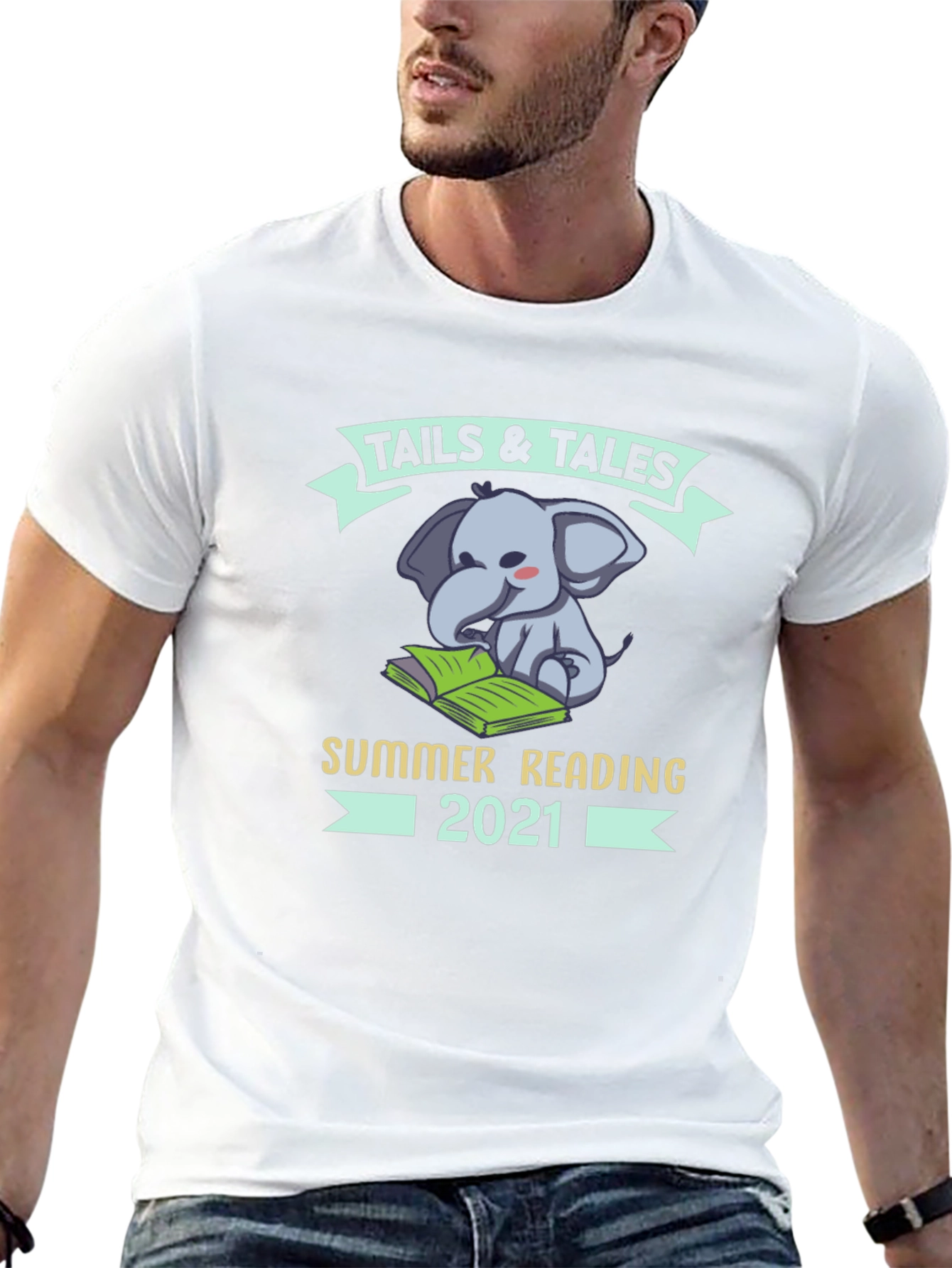 Tails & Tales Summer Reading 2021 Graphic Tee