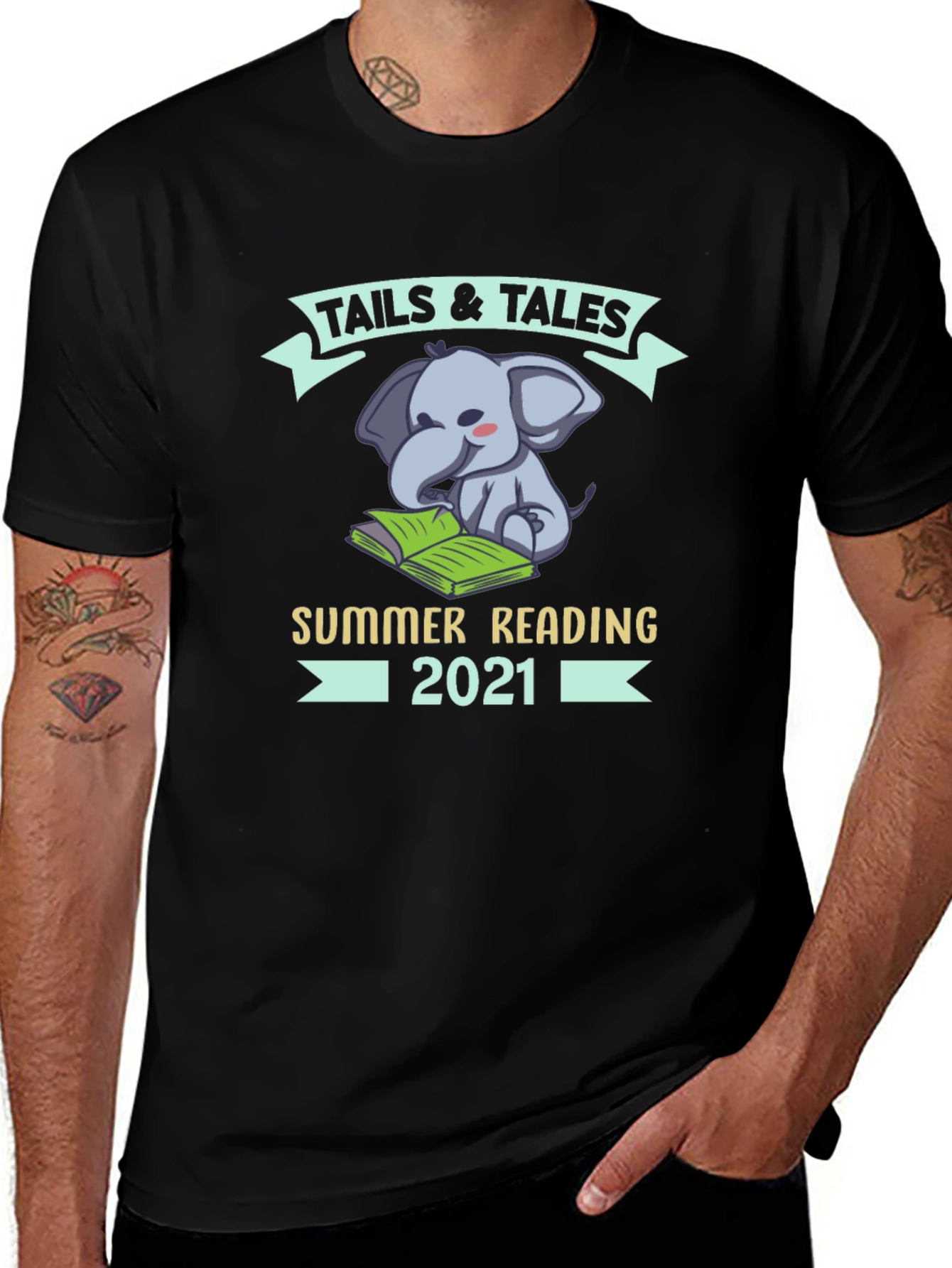 Tails & Tales Summer Reading 2021 Graphic Tee