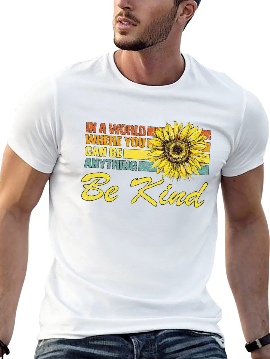 Be Kind Sunflower Graphic Tee