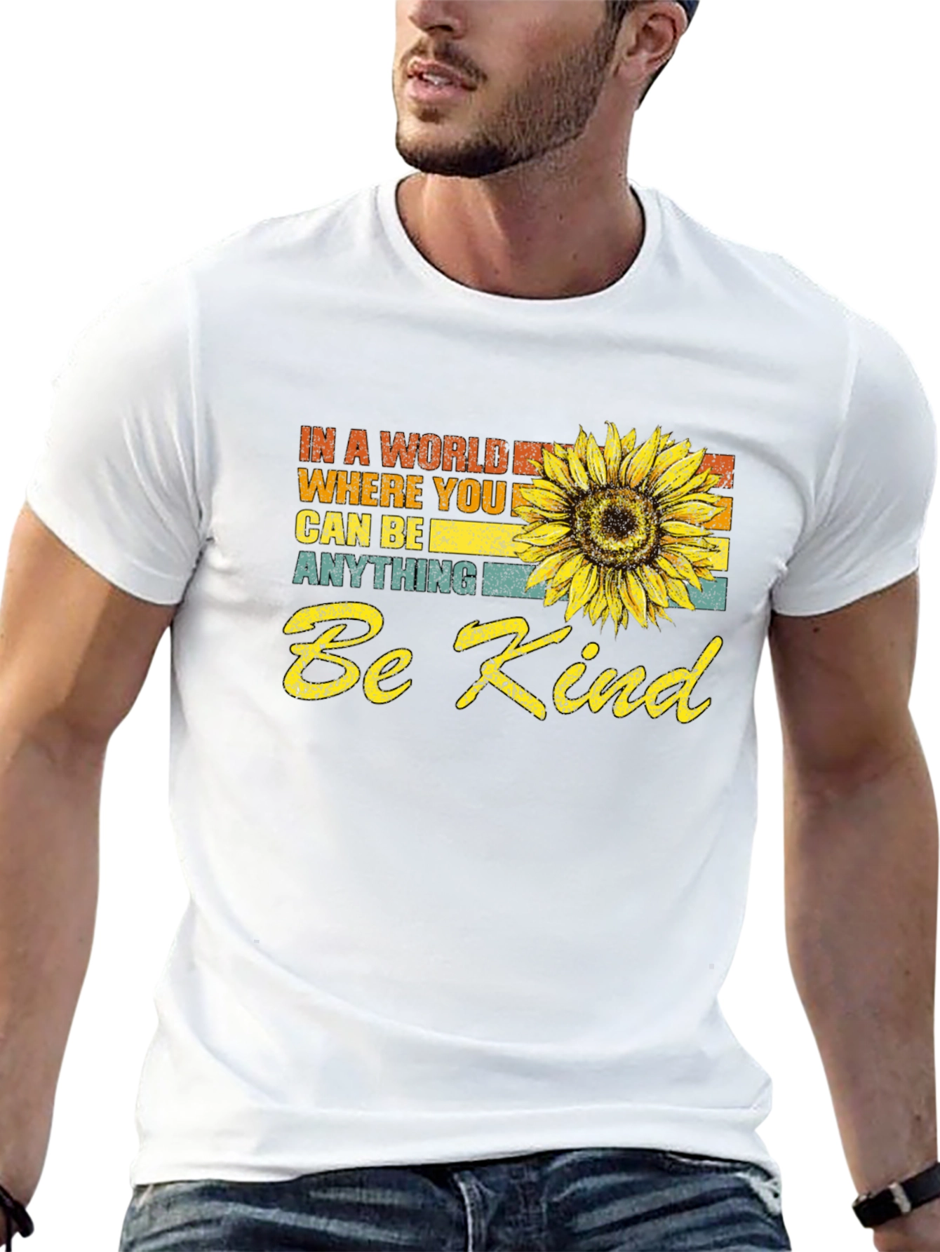 Be Kind Sunflower Graphic Tee