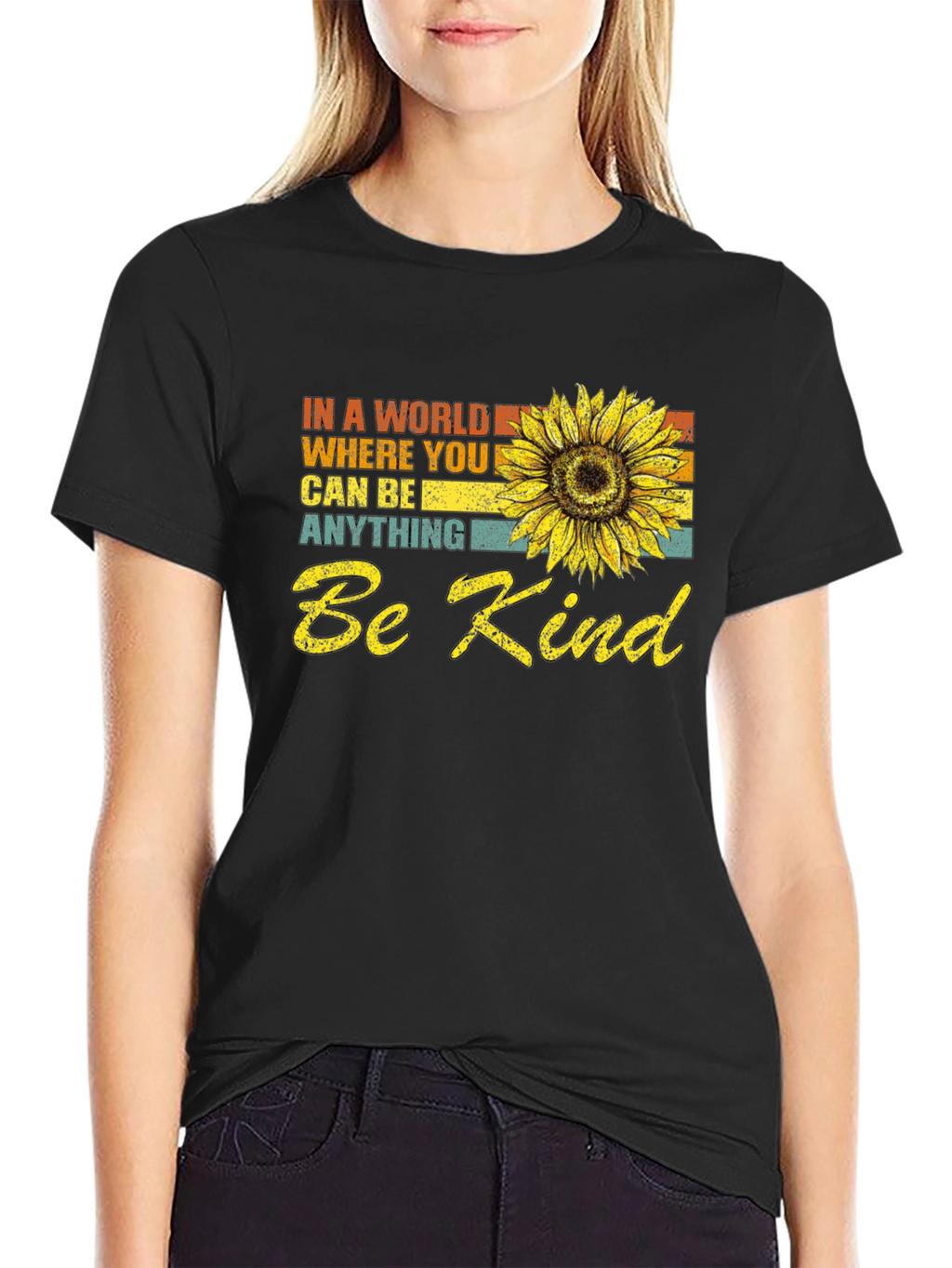Be Kind Sunflower Graphic Tee