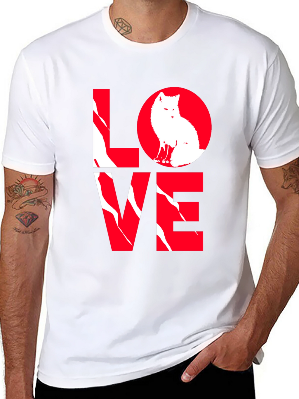 Love Fox T-Shirt - Unique Graphic Tee