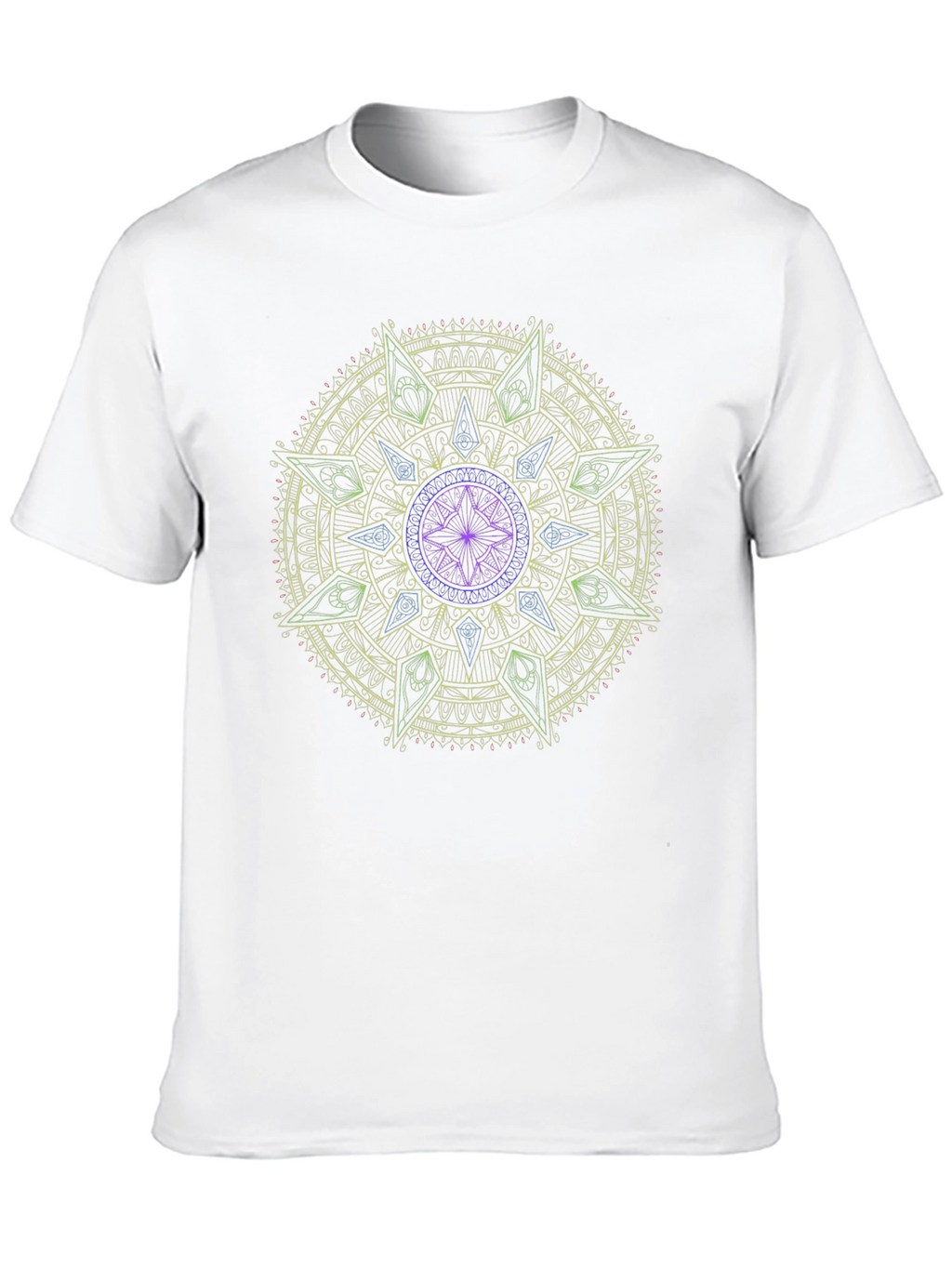 Mystic Mandala Graphic Black T-Shirt