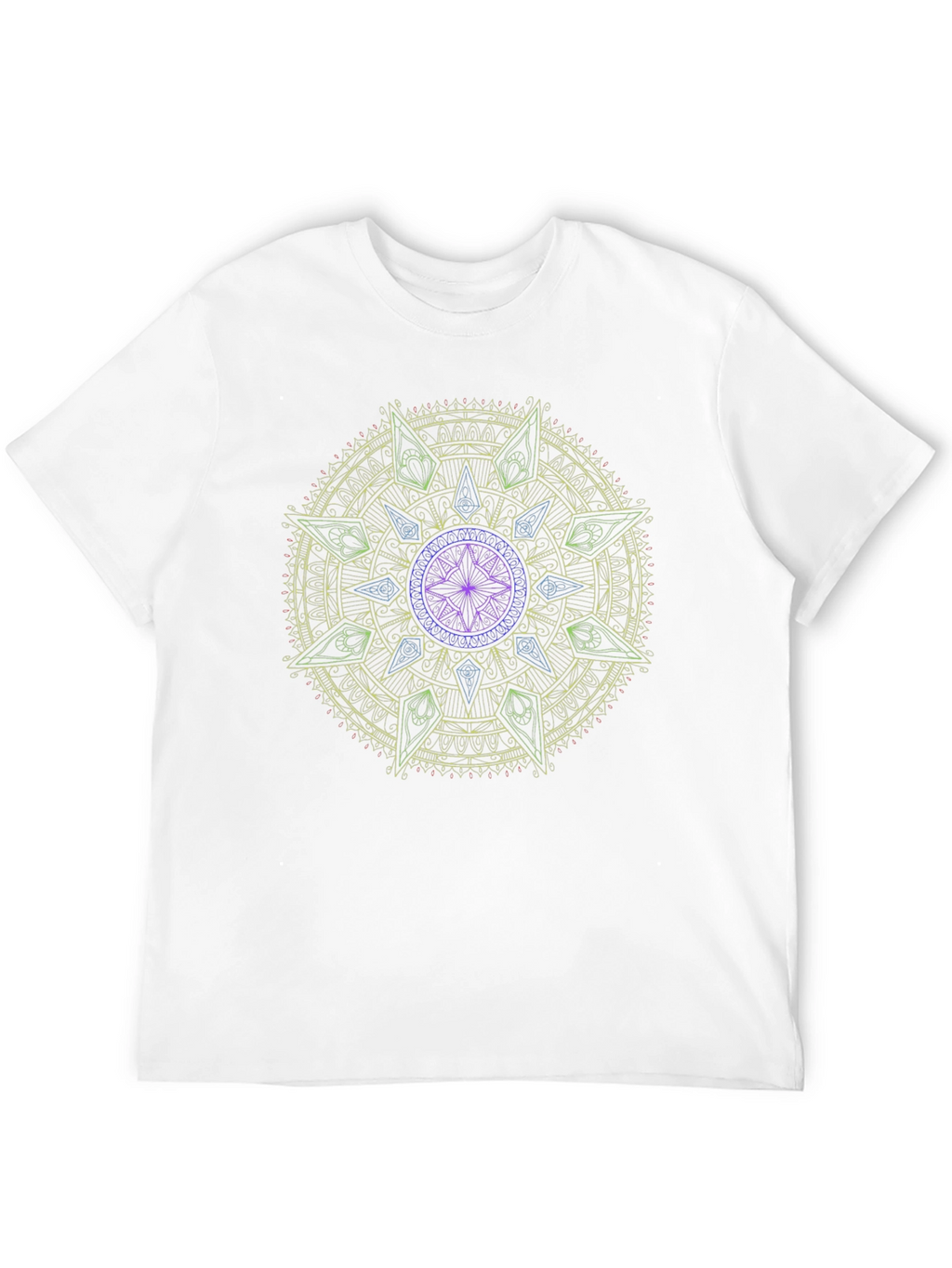 Mystic Mandala Graphic Black T-Shirt