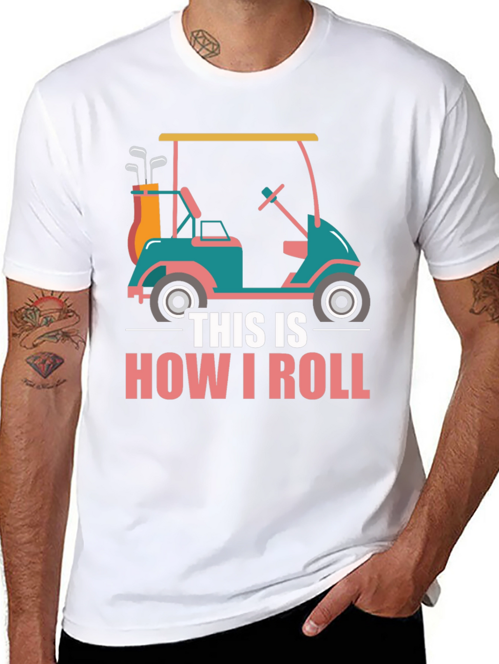 This Is How I Roll - Golf Cart T-Shirt