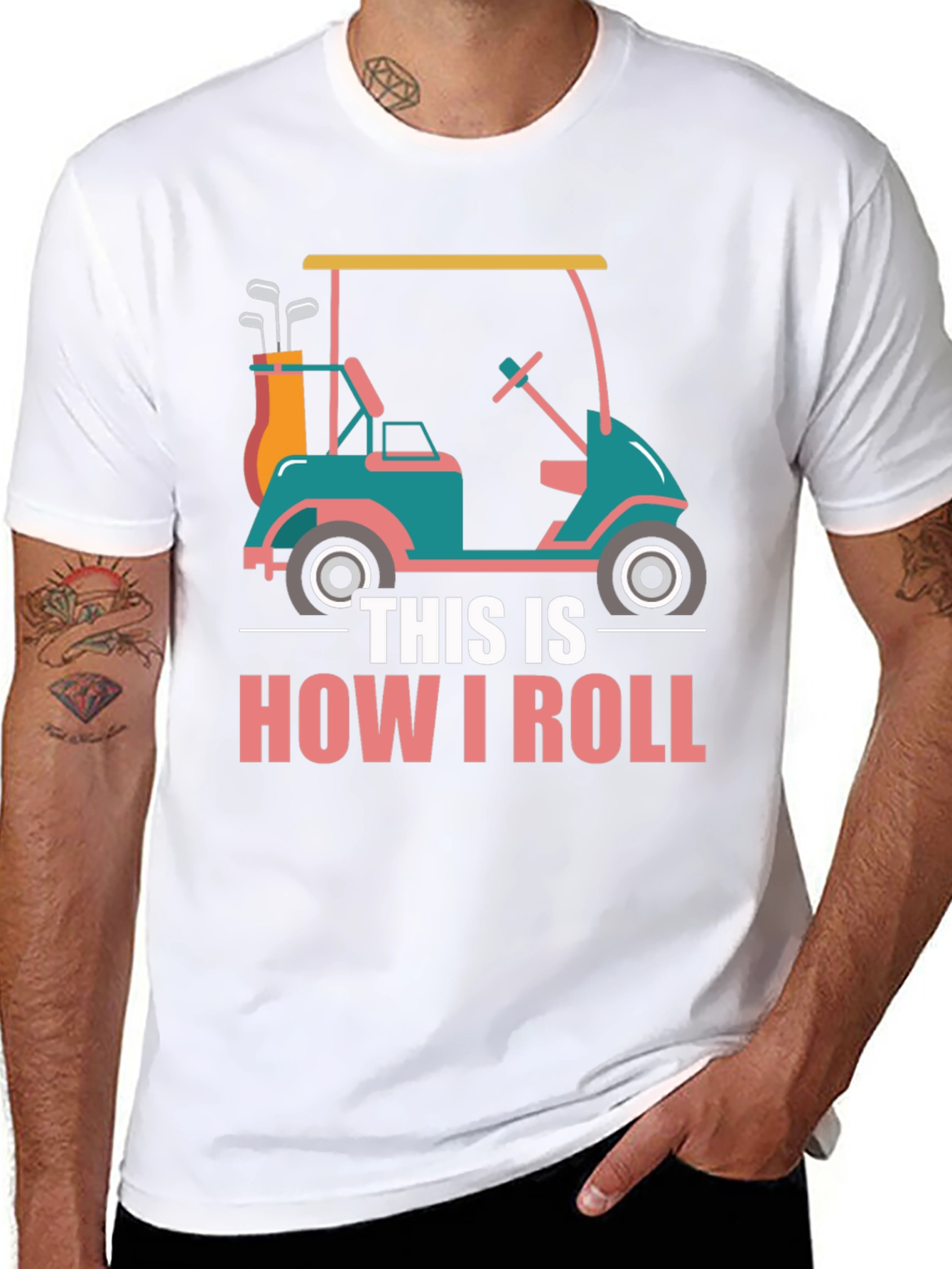 This Is How I Roll - Golf Cart T-Shirt