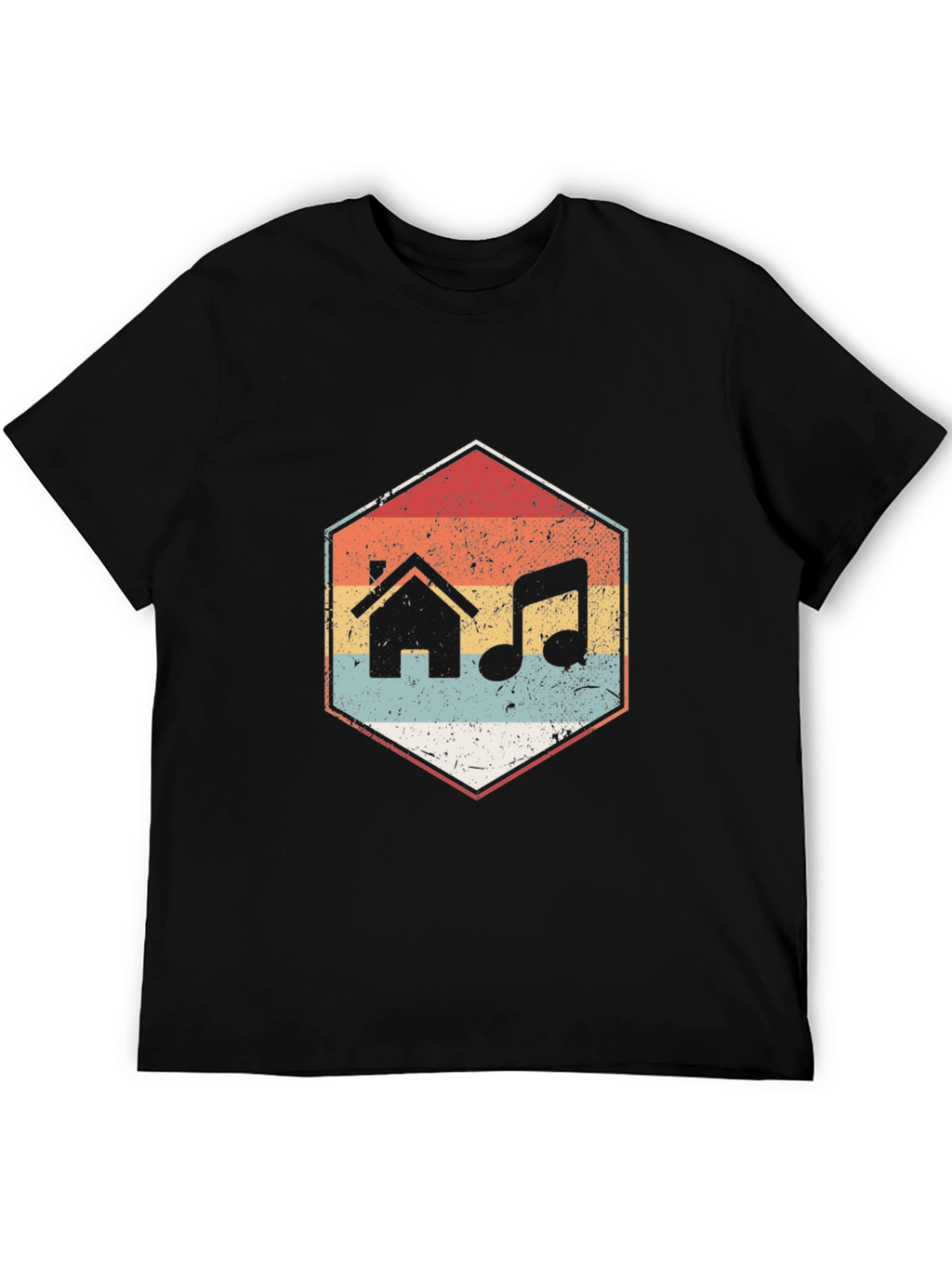 House Music T-Shirt Retro Design