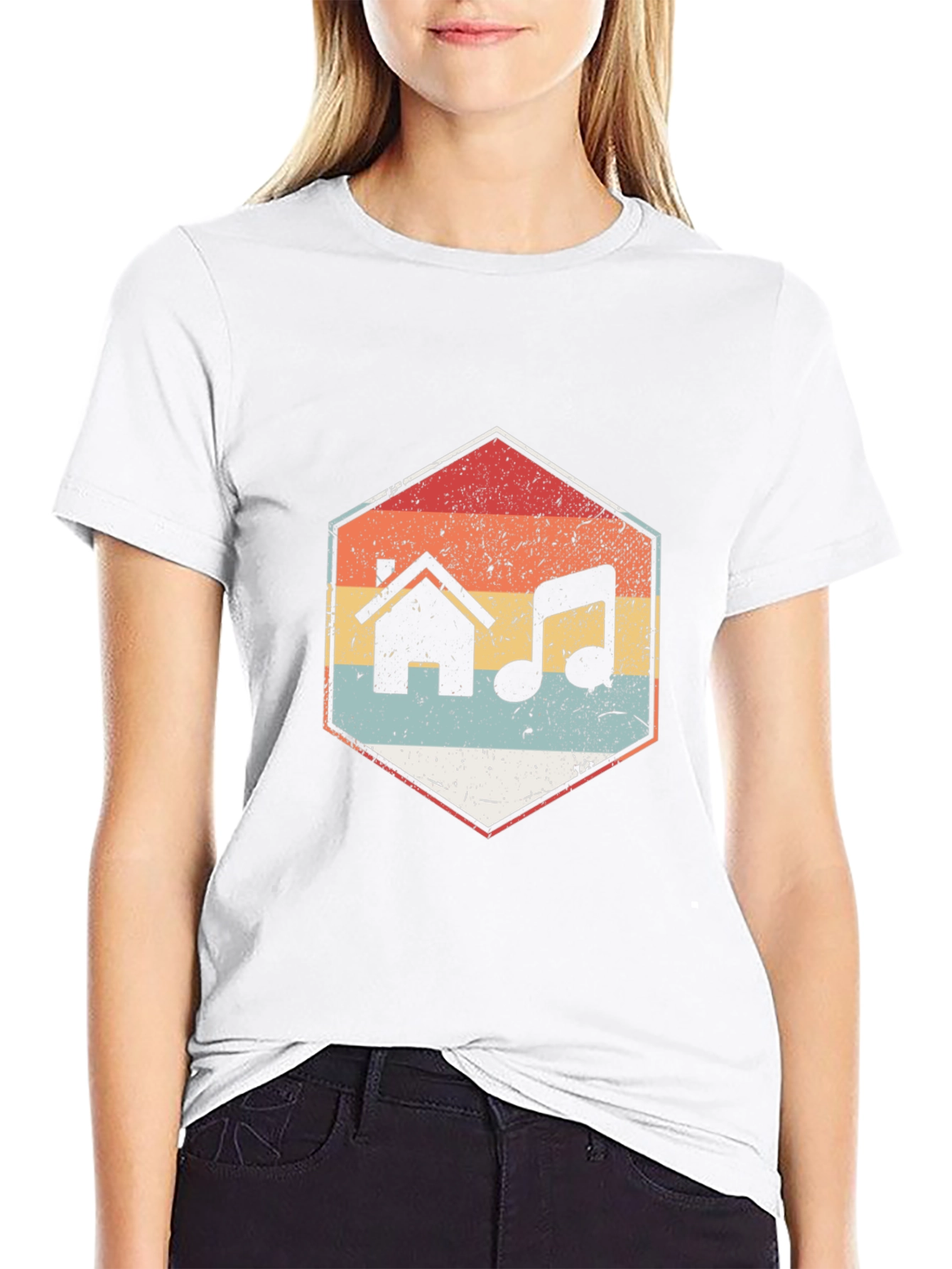 House Music T-Shirt Retro Design