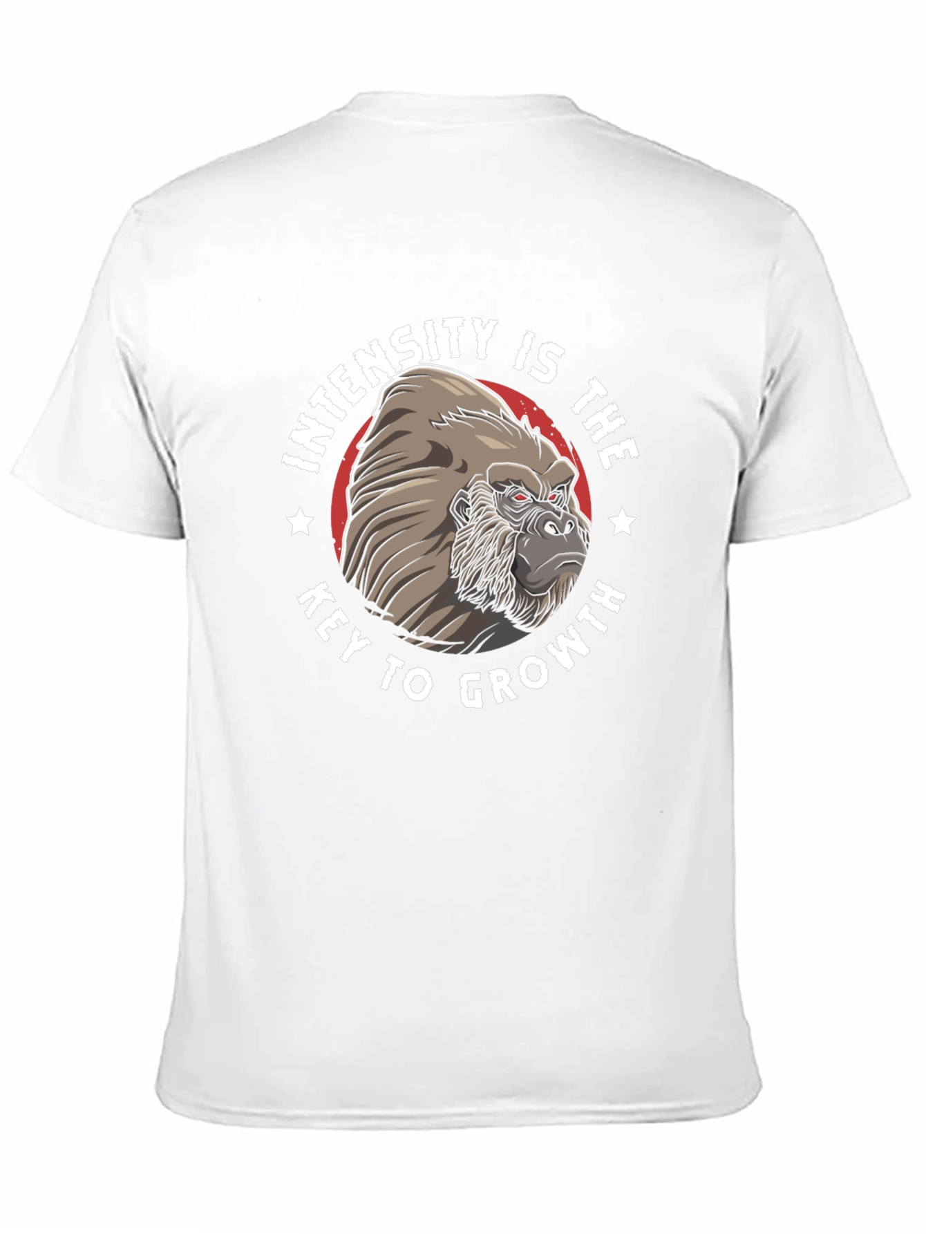 Intensity Gorilla Graphic T-Shirt - Motivational Workout Tee
