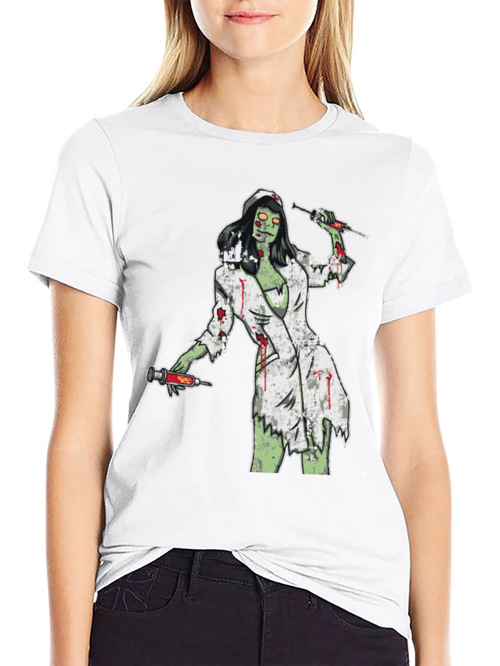 Zombie Nurse T-Shirt - Horror Graphic Tee