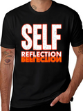 Self Reflection Graphic Print T-Shirt