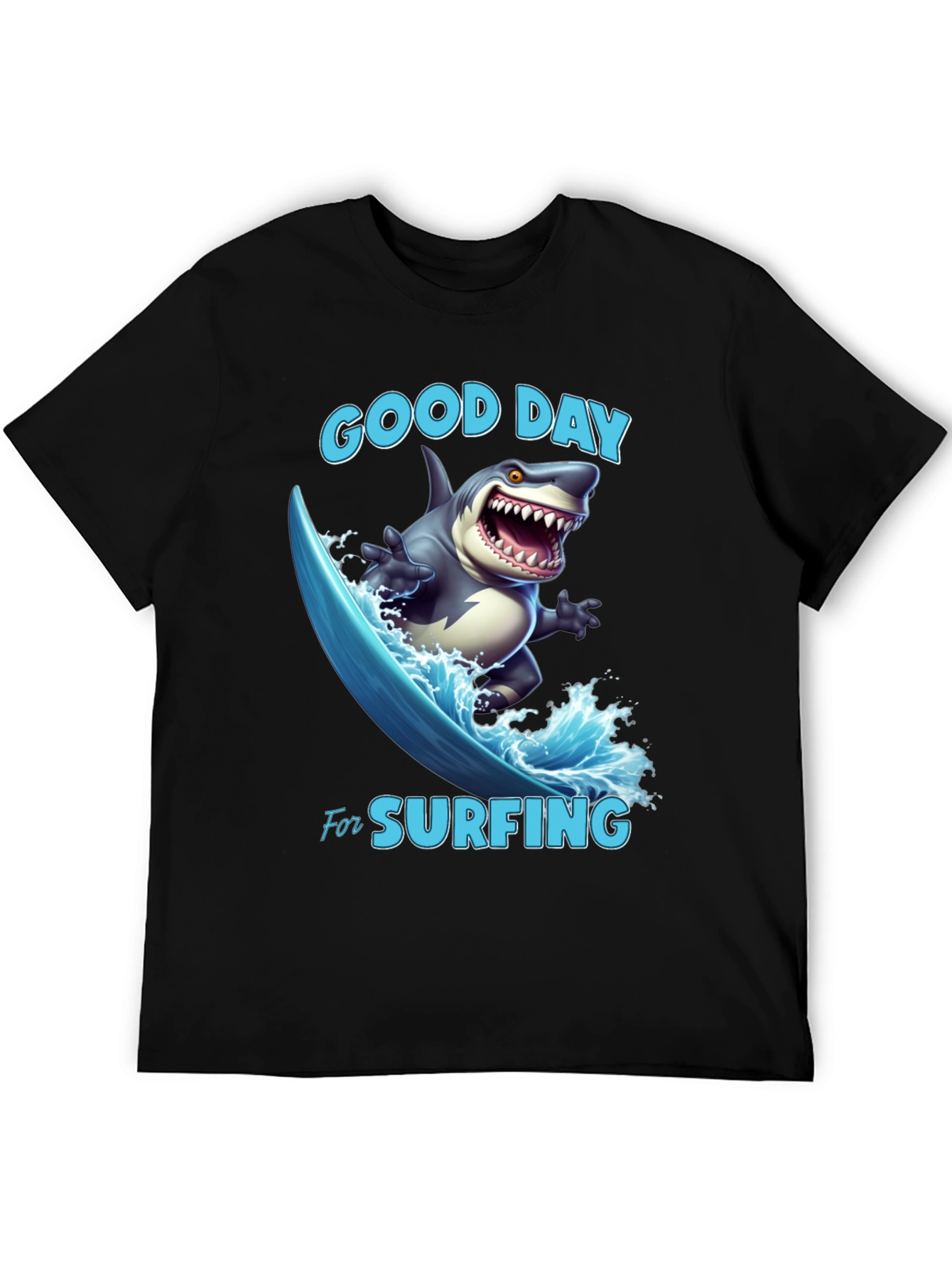 Good Day for Surfing Shark T-Shirt