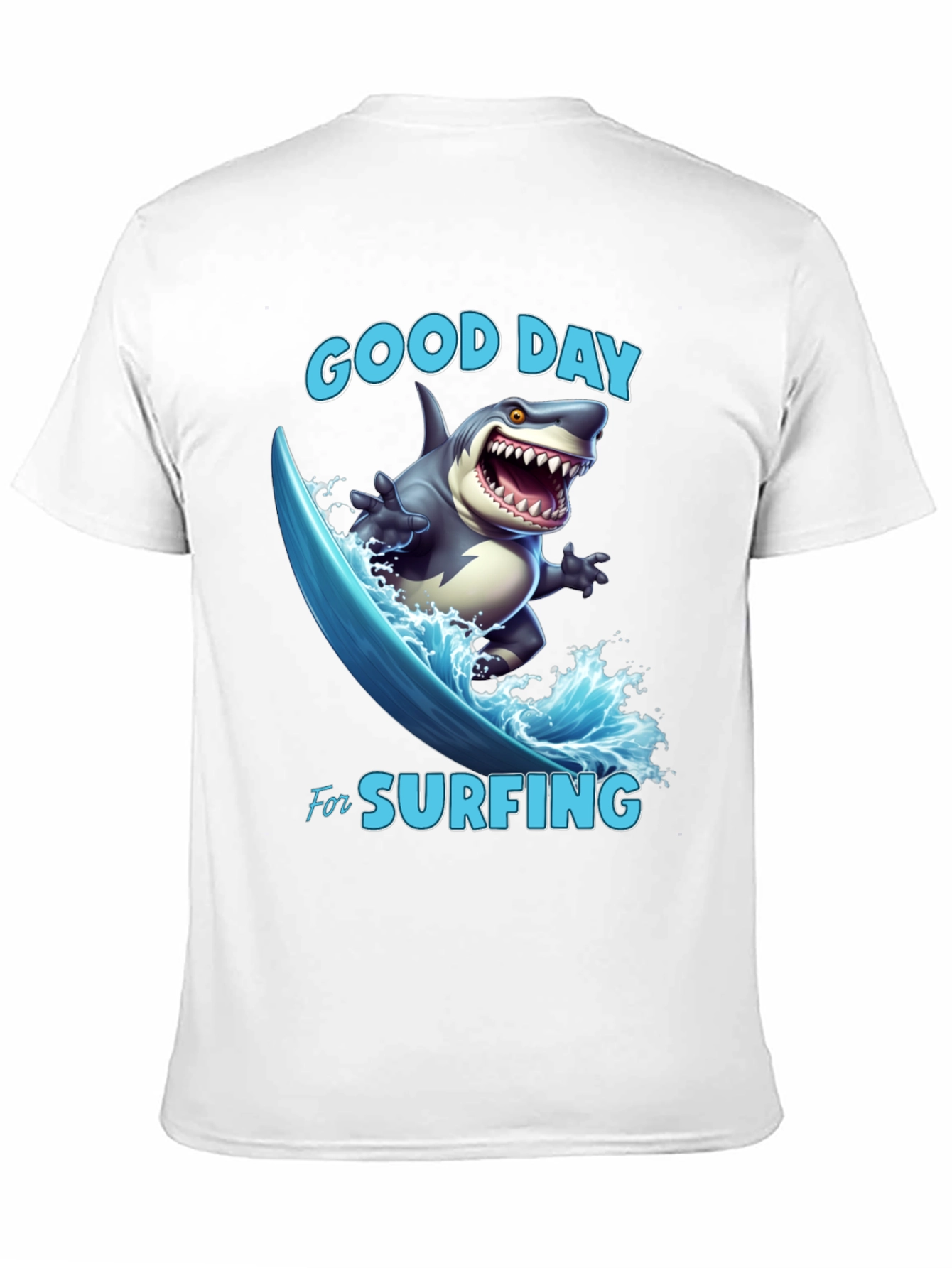 Good Day for Surfing Shark T-Shirt