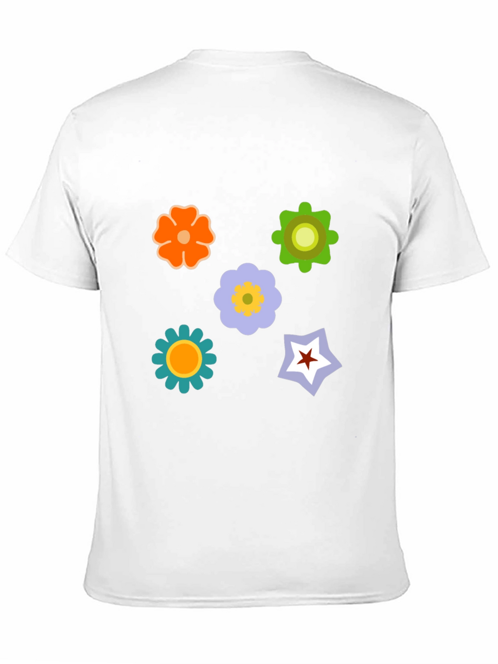 Floral Graphic Print T-Shirt - Casual Style