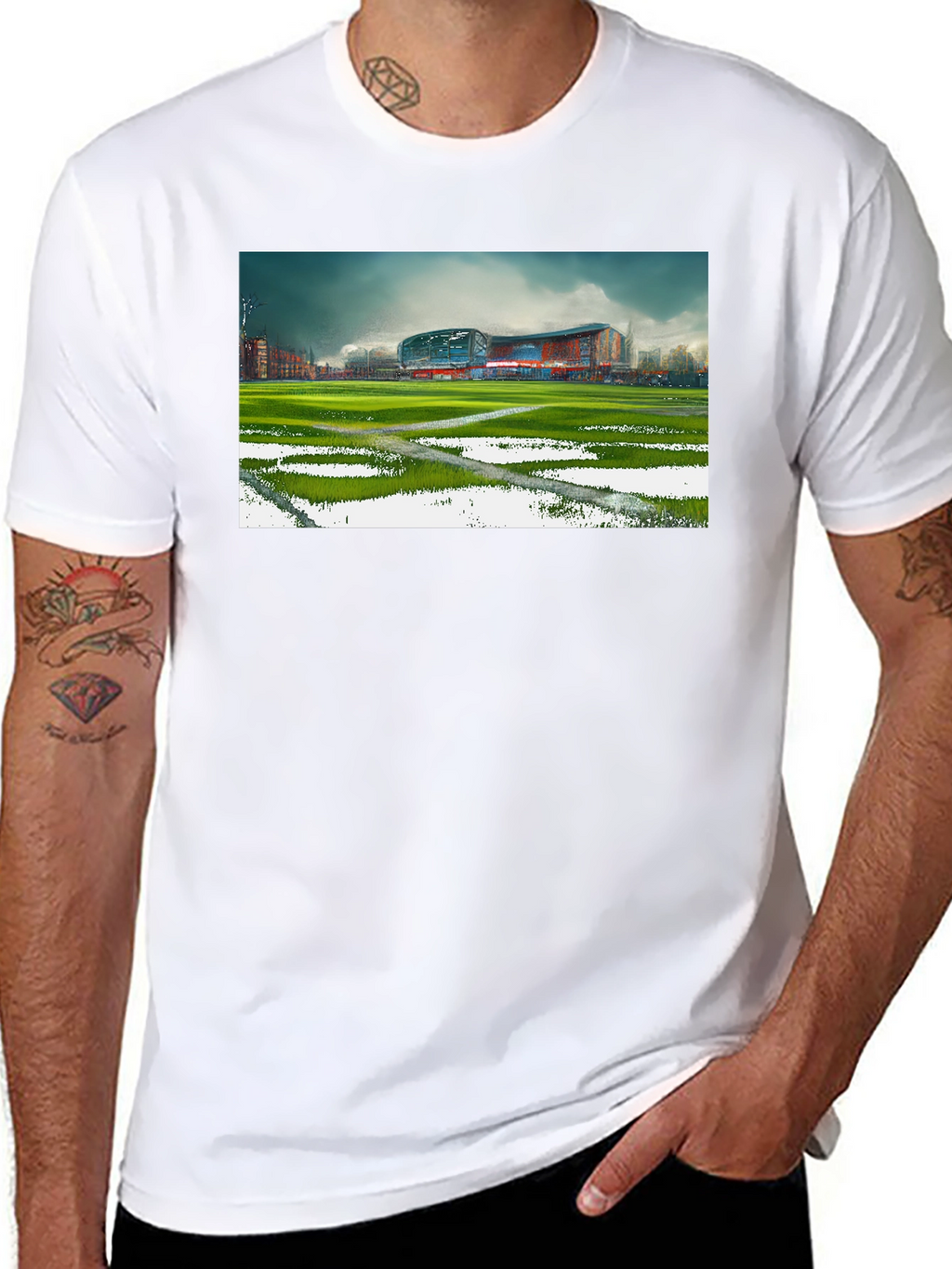 Stadium Graphic Tee - Black