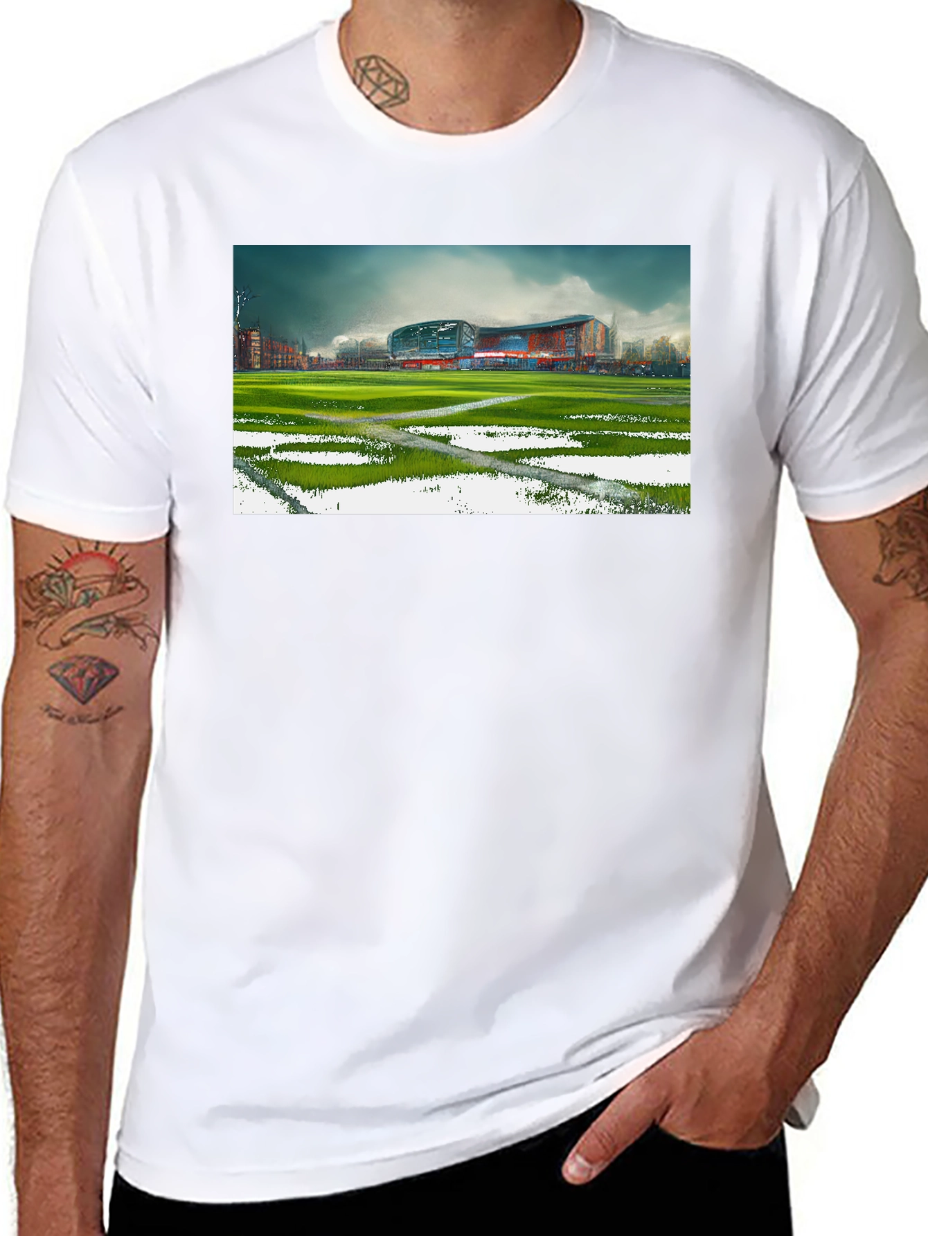 Stadium Graphic Tee - Black
