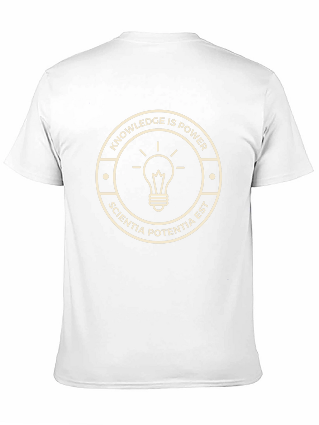 Knowledge is Power T-Shirt - Sciencia Potentia Est Tee