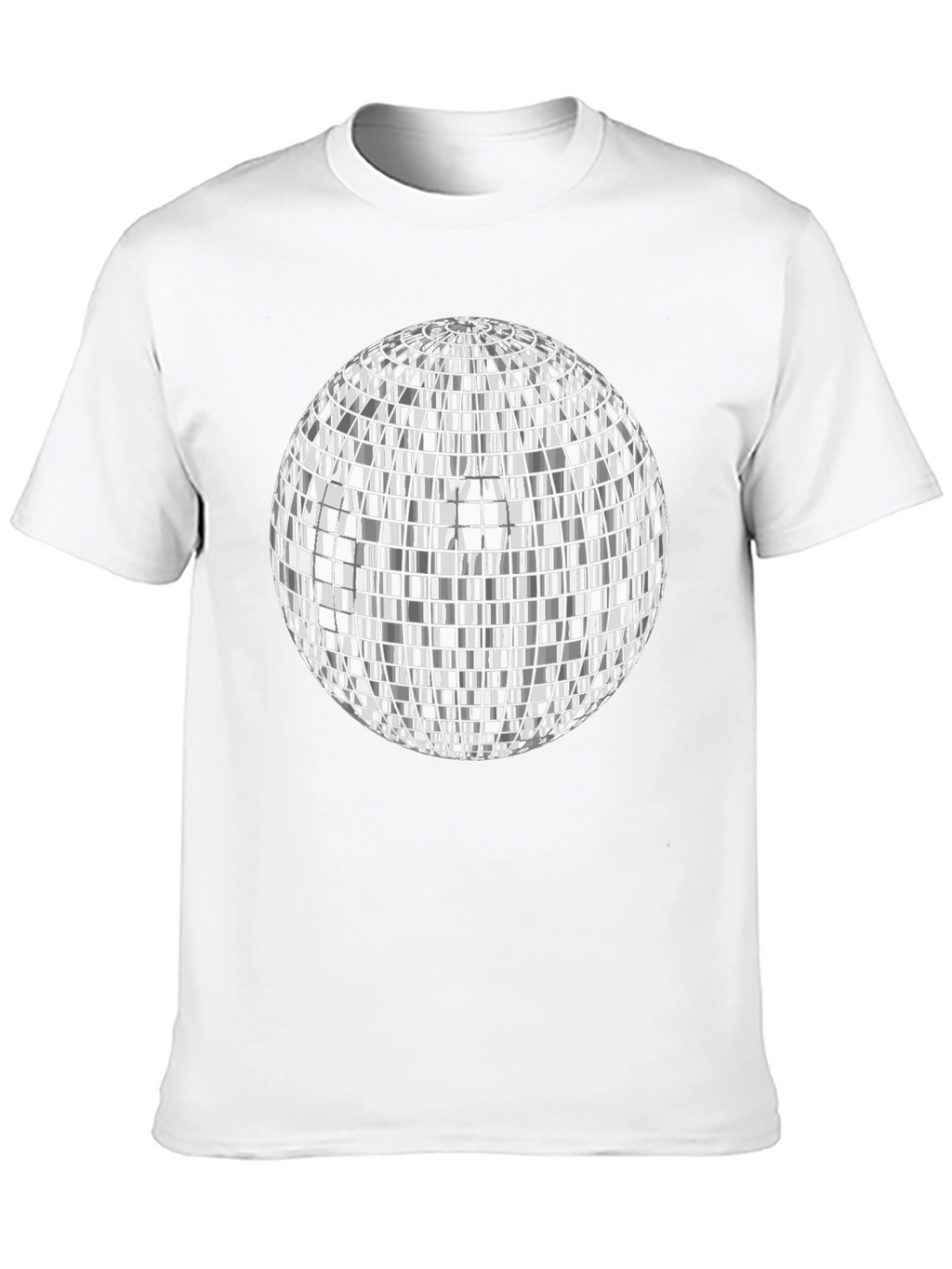 Disco Ball Graphic Tee - Shiny Fun Party Shirt