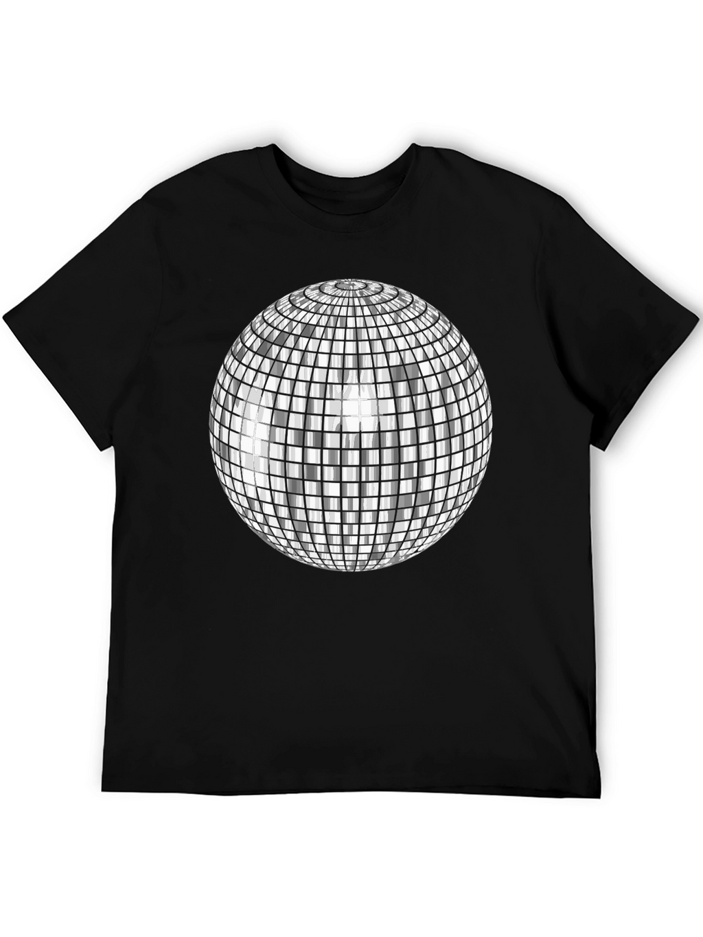 Disco Ball Graphic Tee - Shiny Fun Party Shirt