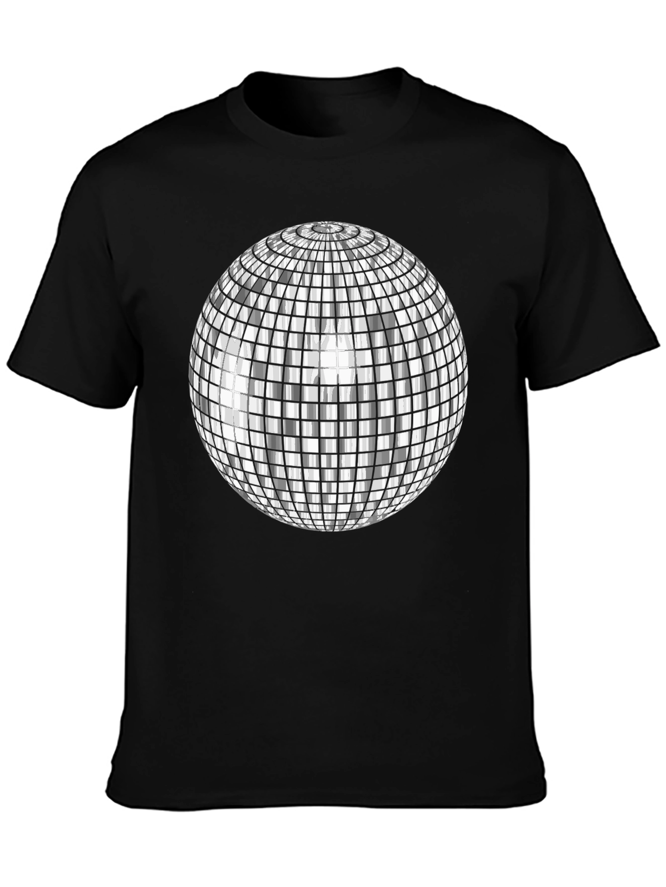 Disco Ball Graphic Tee - Shiny Fun Party Shirt
