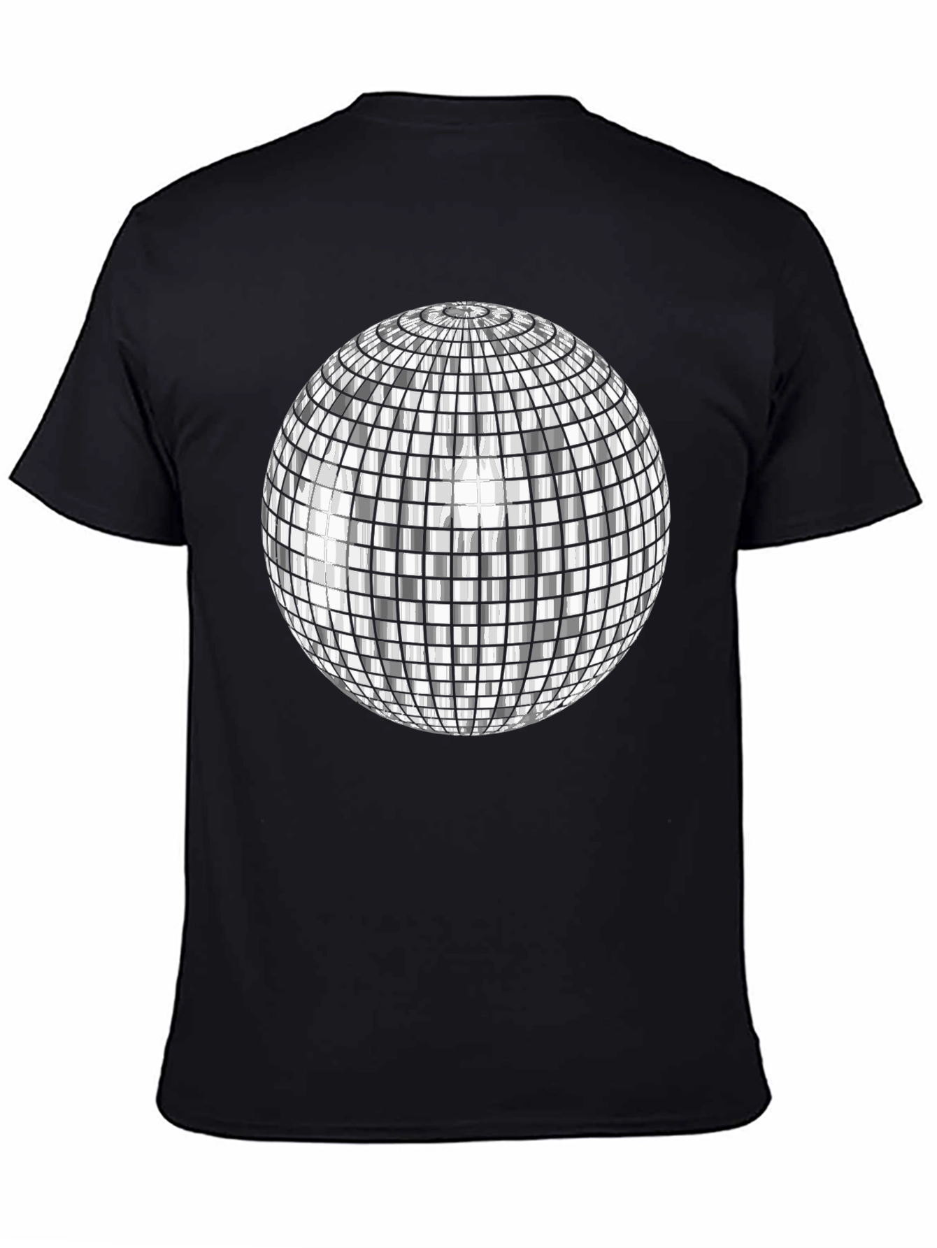 Disco Ball Graphic Tee - Shiny Fun Party Shirt