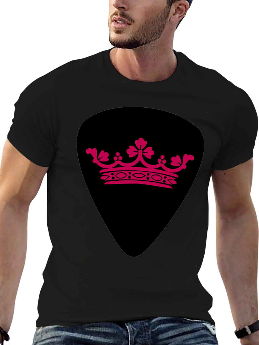 Crown Graphic T-Shirt - Royal Design