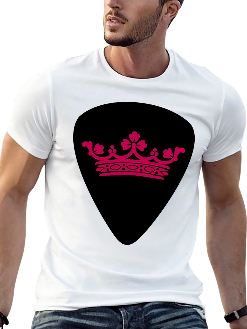 Crown Graphic T-Shirt - Royal Design