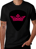 Crown Graphic T-Shirt - Royal Design