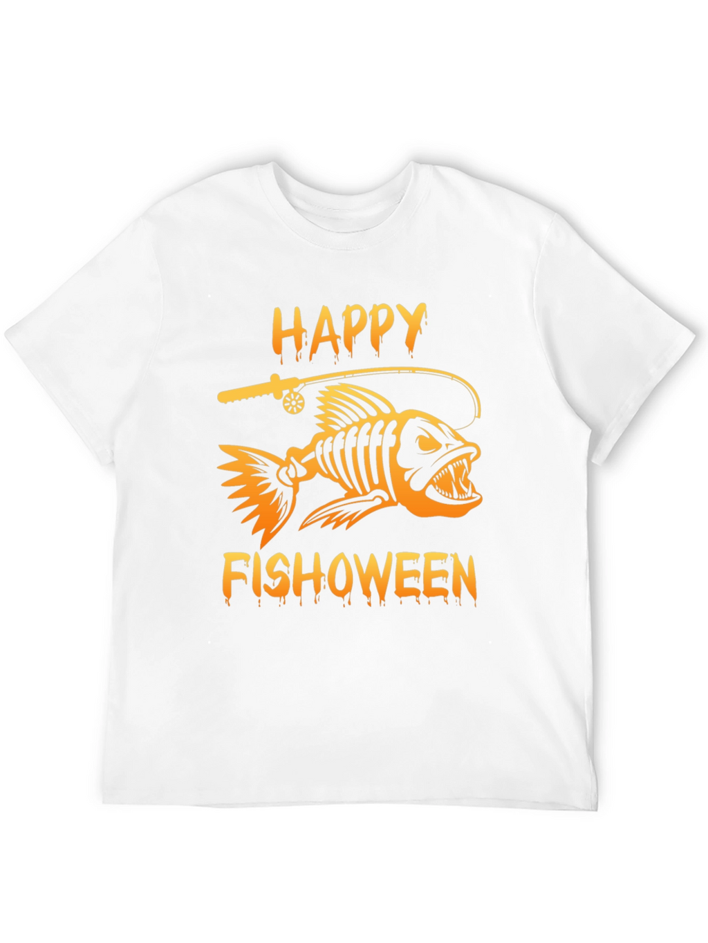 Happy Fishoween Black Graphic Tee