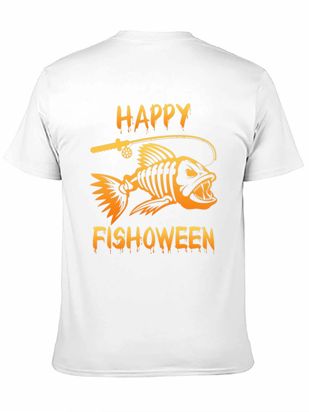 Happy Fishoween Black Graphic Tee