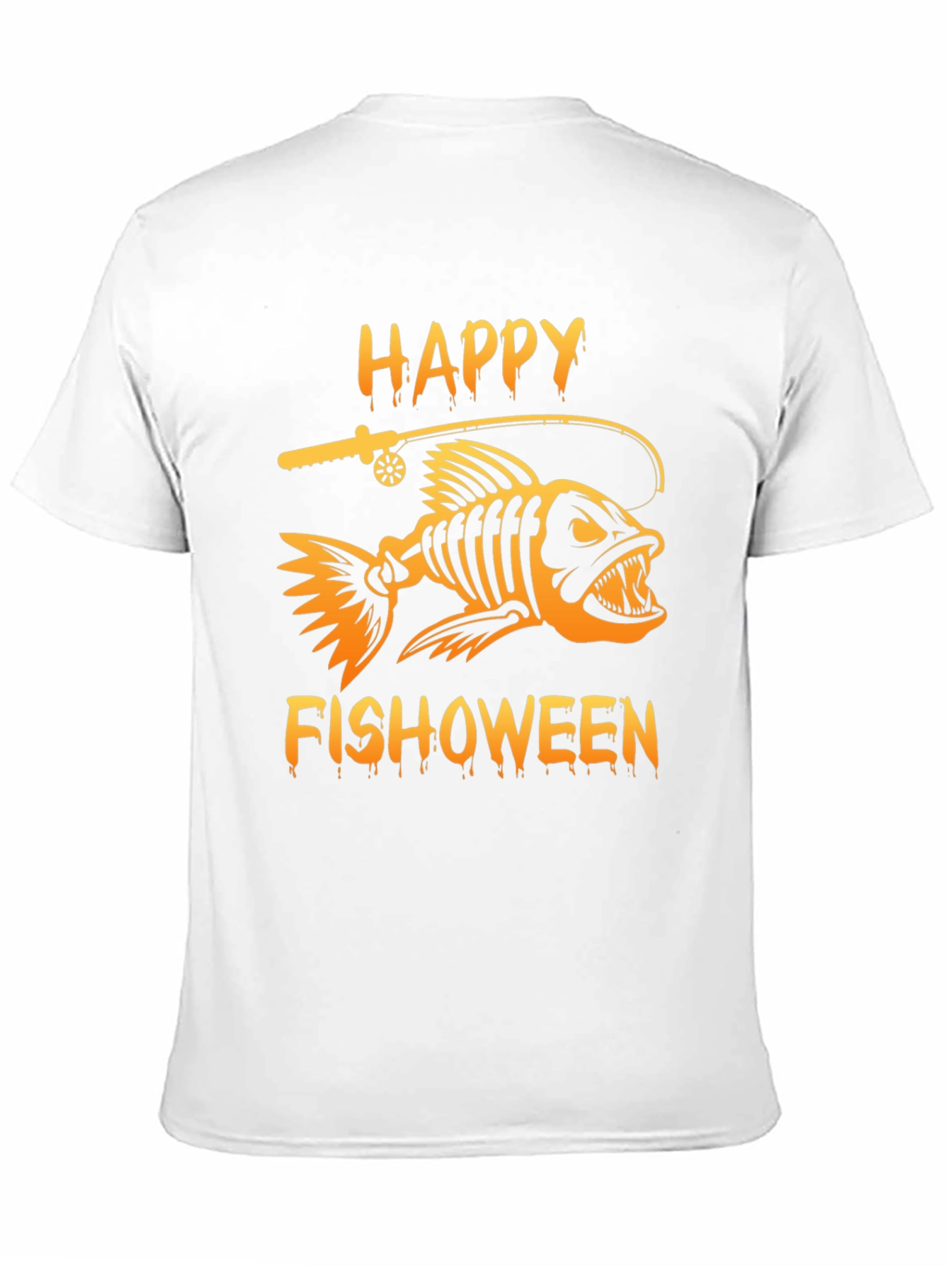 Happy Fishoween Black Graphic Tee