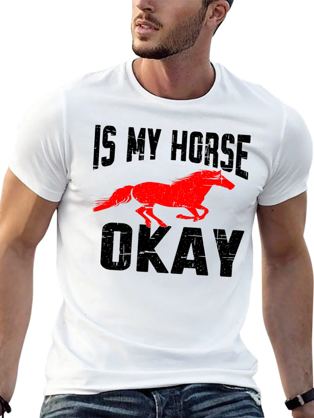 Is My Horse Okay? Novelty Graphic Tee