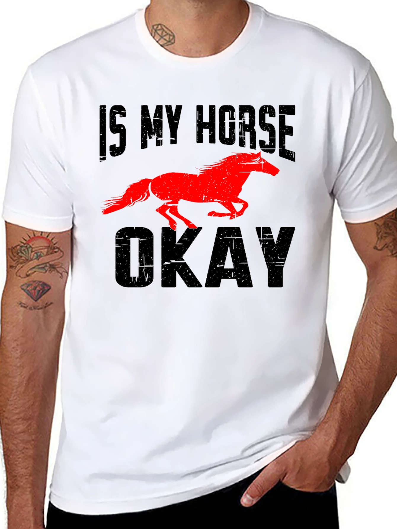 Is My Horse Okay? Novelty Graphic Tee