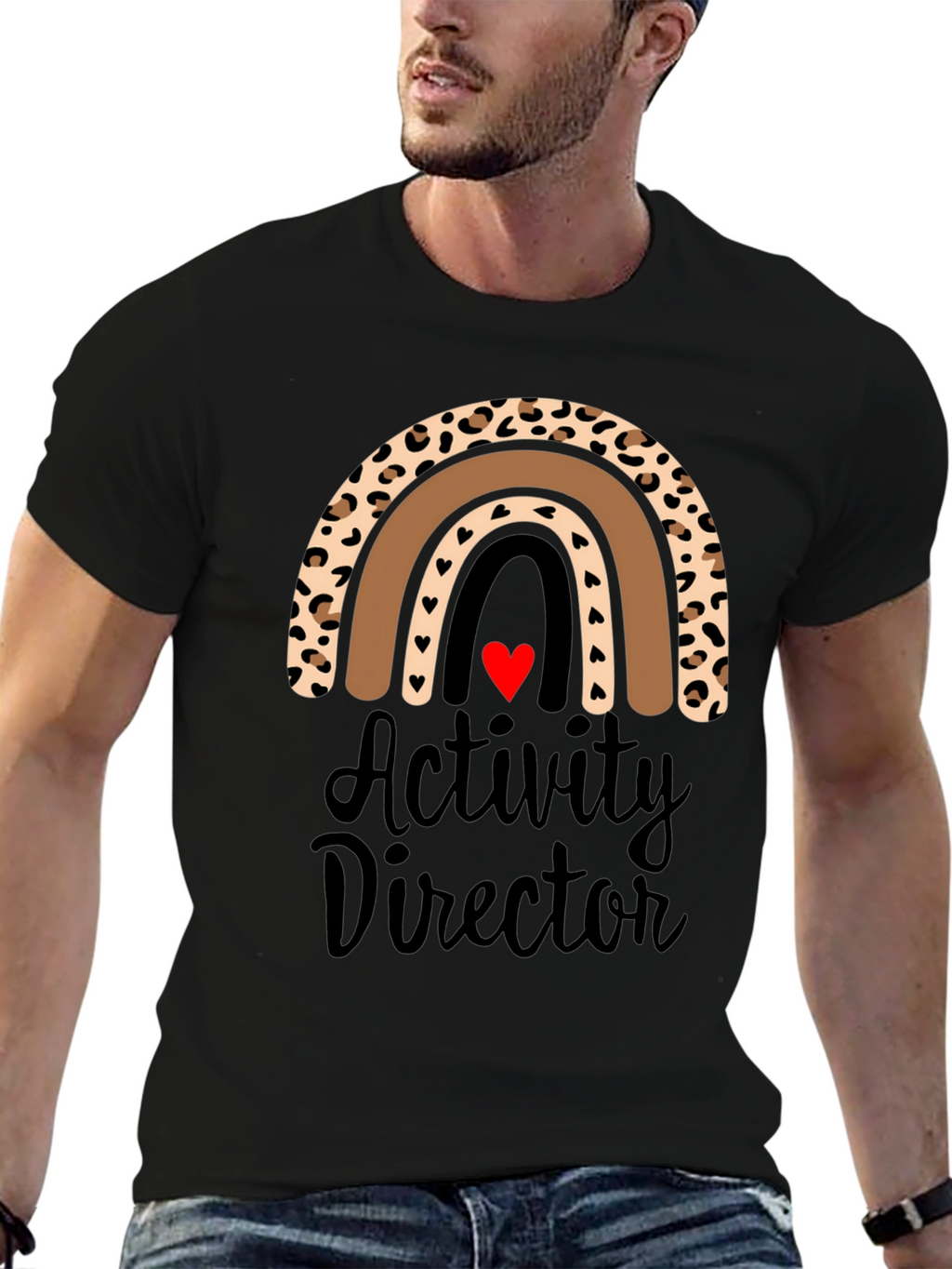 Activity Director Rainbow Graphic T-Shirt