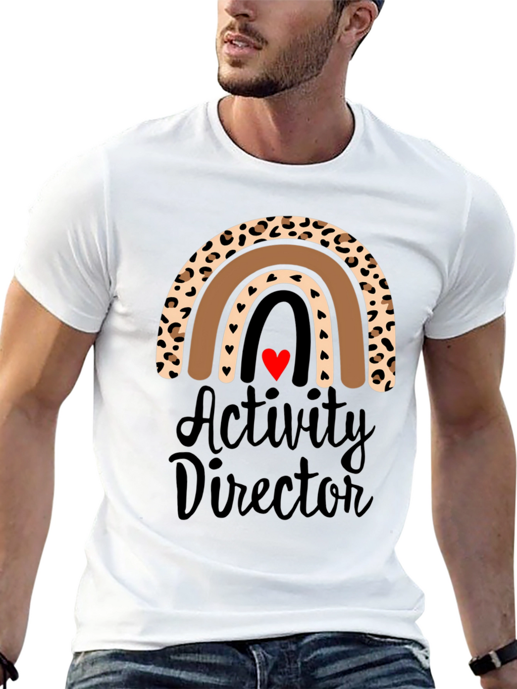 Activity Director Rainbow Graphic T-Shirt