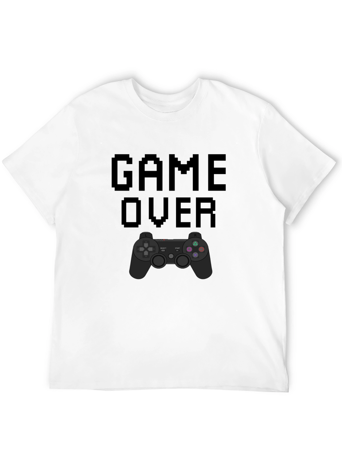 Game Over T-Shirt - Gamer Pixel Art Tee