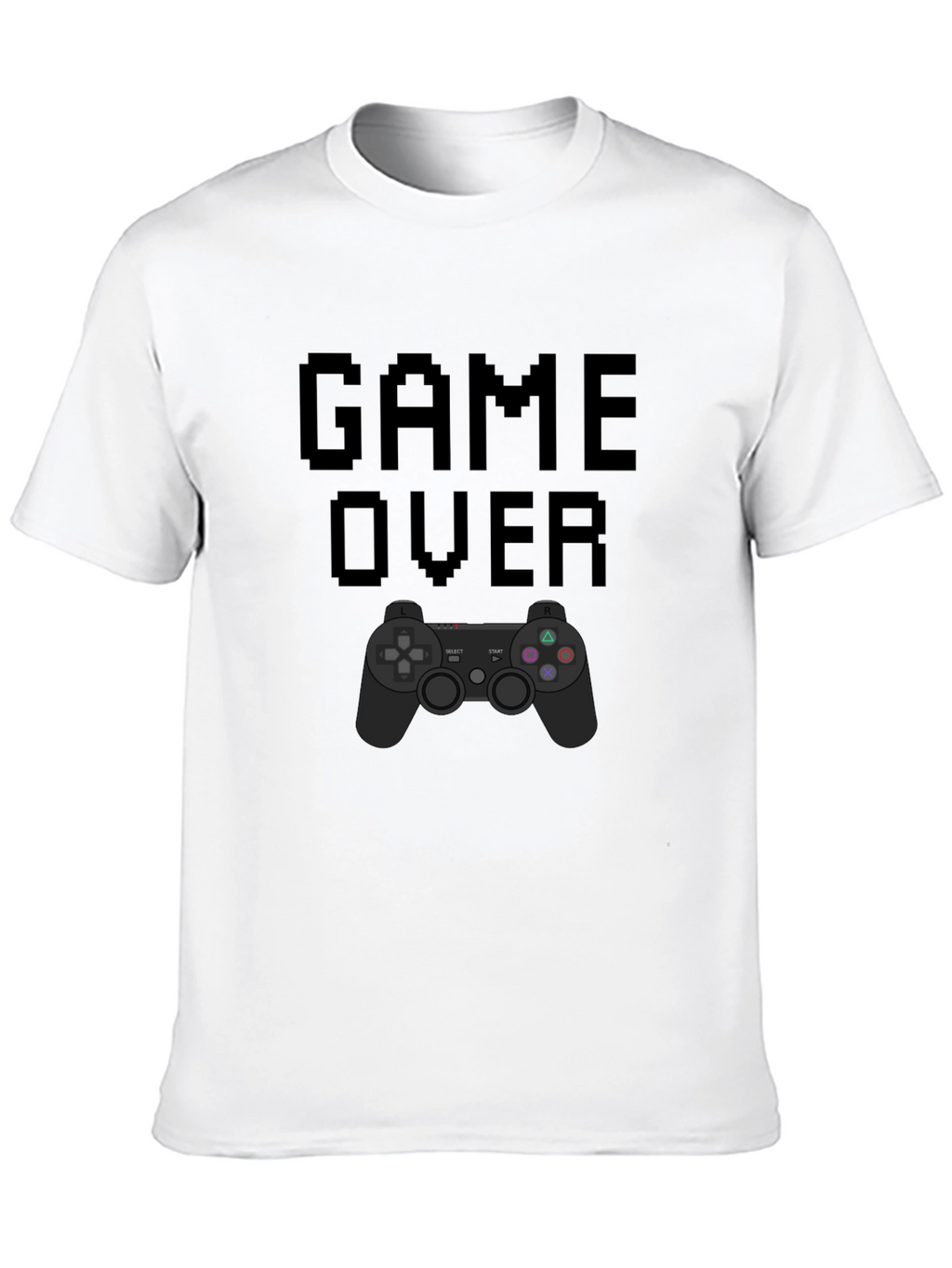 Game Over T-Shirt - Gamer Pixel Art Tee