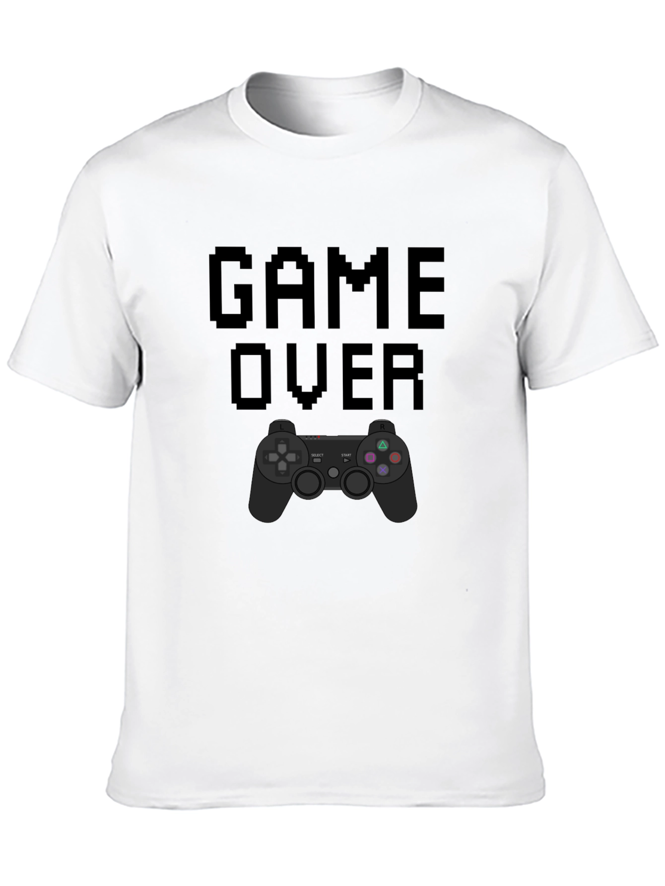 Game Over T-Shirt - Gamer Pixel Art Tee
