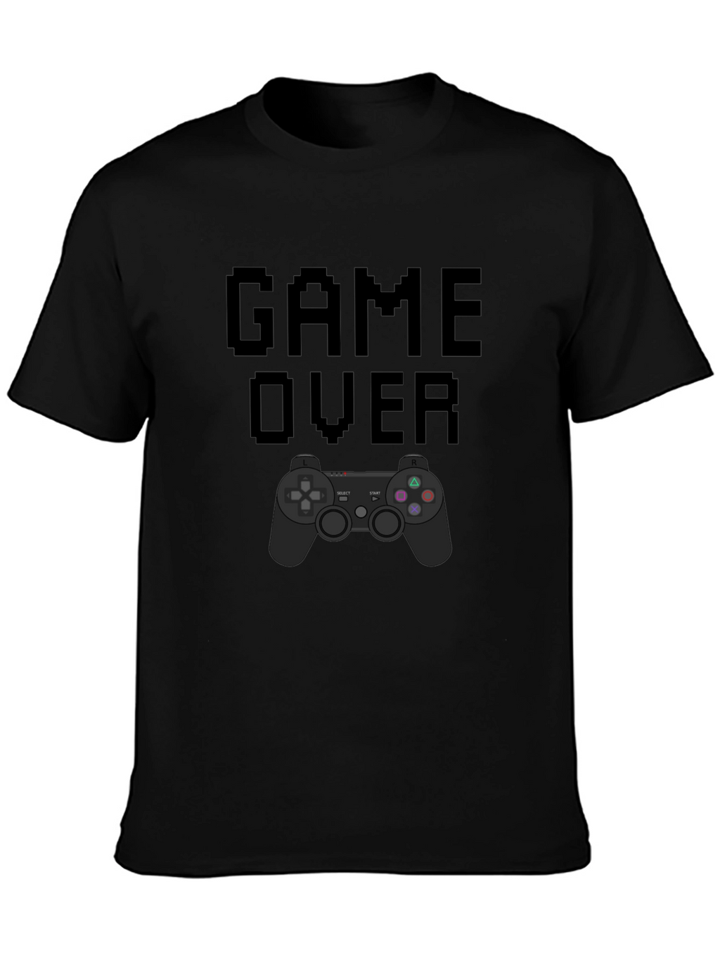 Game Over T-Shirt - Gamer Pixel Art Tee