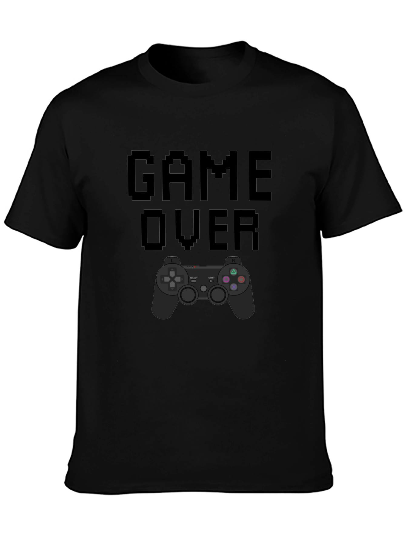 Game Over T-Shirt - Gamer Pixel Art Tee