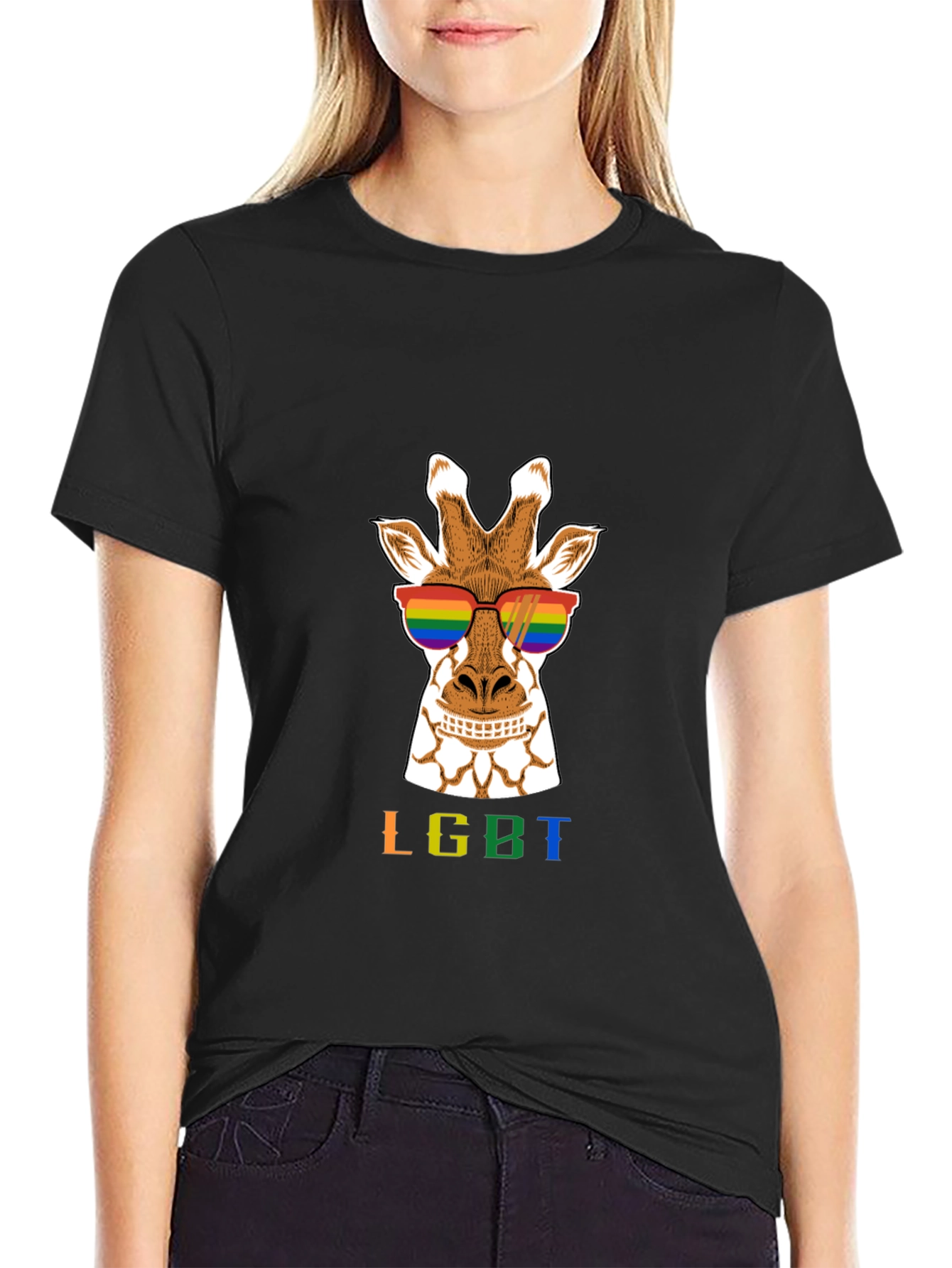 LGBT Giraffe Tee - Pride Fashion